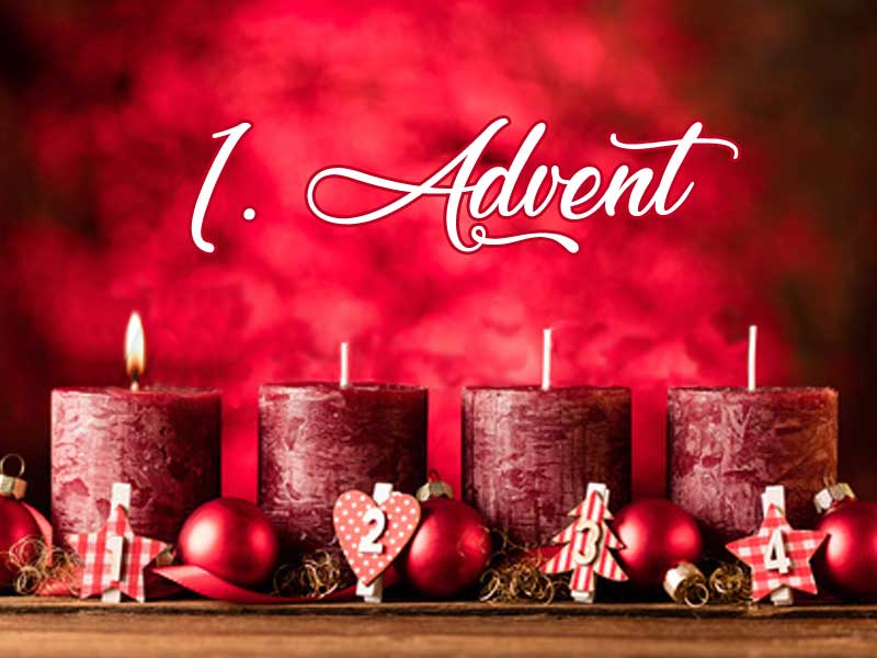 Advent, Advent – ein Lichtlein brennt