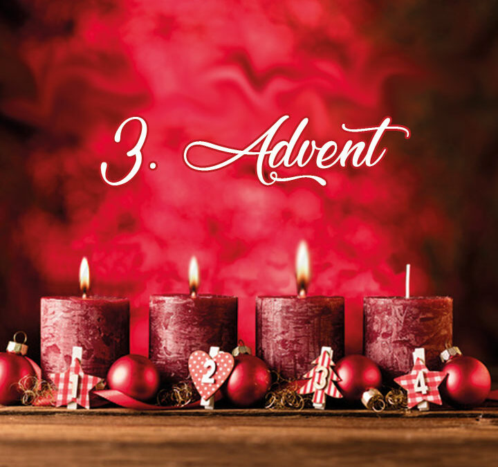 Einen frohen dritten Advent wünschen wir euch – Weihnachtsbaum- und Schnittgrünverkauf an unserem Verkaufsstand
